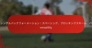 シングルバックフォーメーション：スペーシング、ブロッキングスキーム、バ versatility